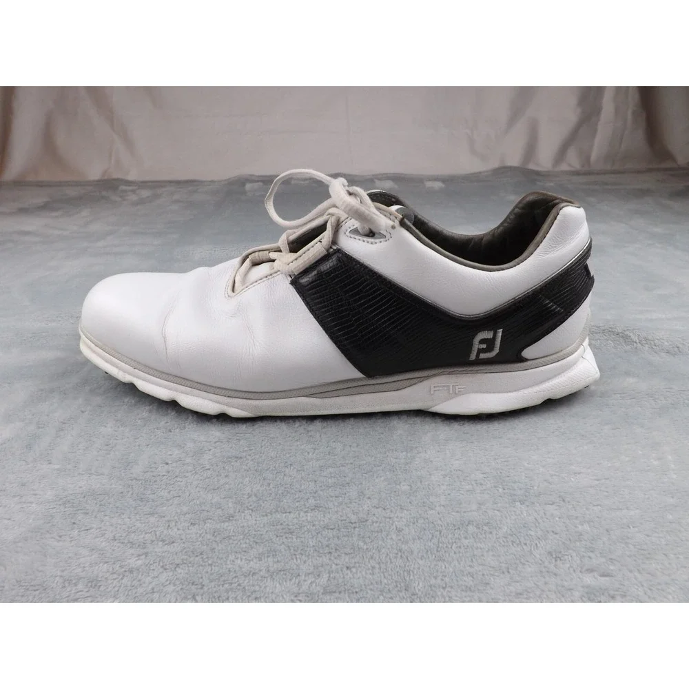Footjoy Pro SL FTF Golf Shoes Men's‎ Size 10.5 White/Black